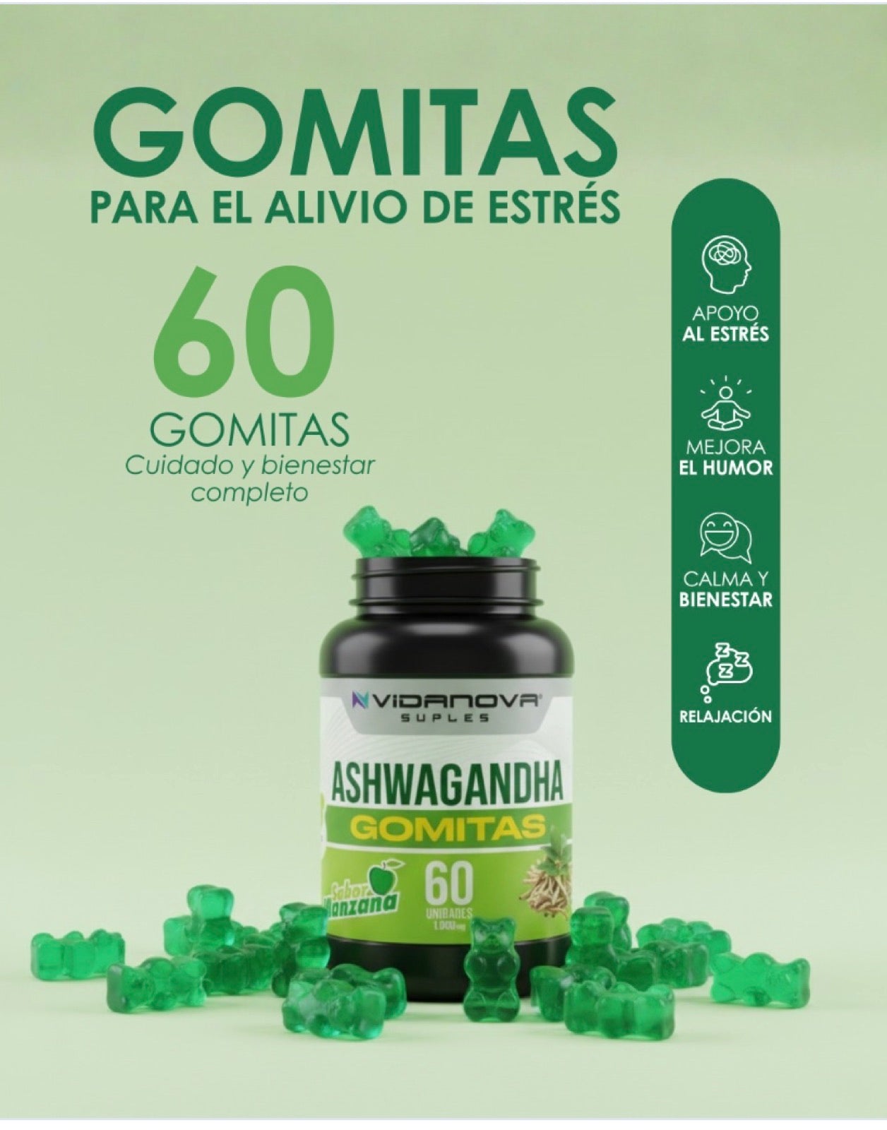 Ingredientes del stack de bienestar